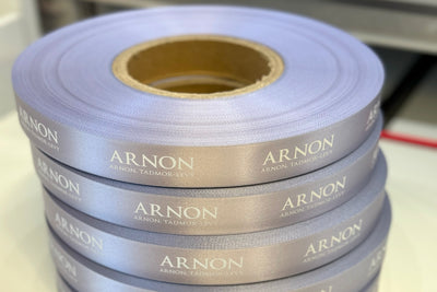 Printed satin ribbon