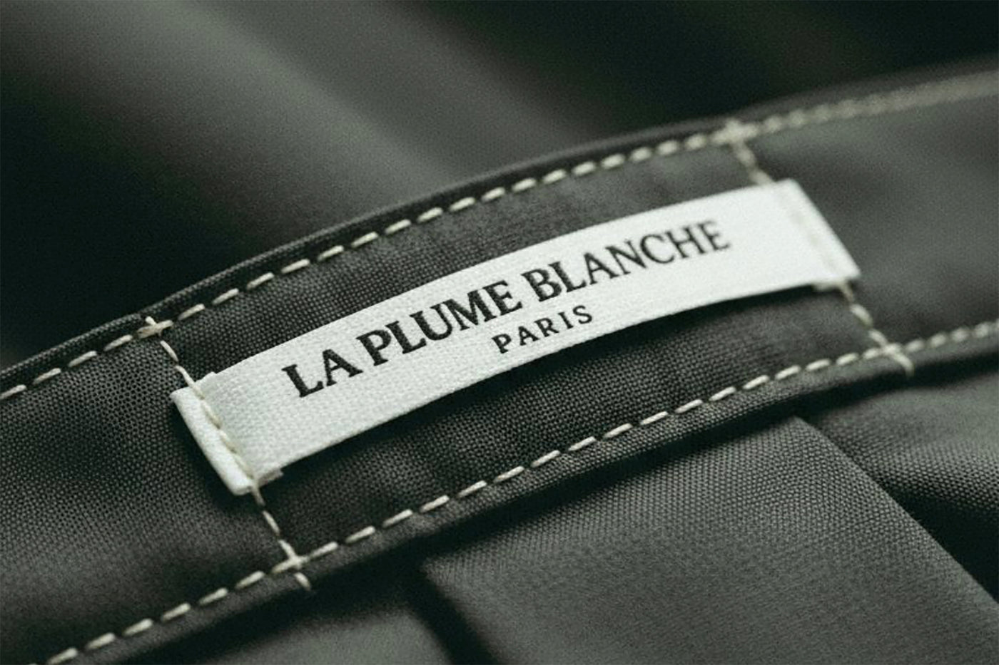 תוויות כותנה לבנה